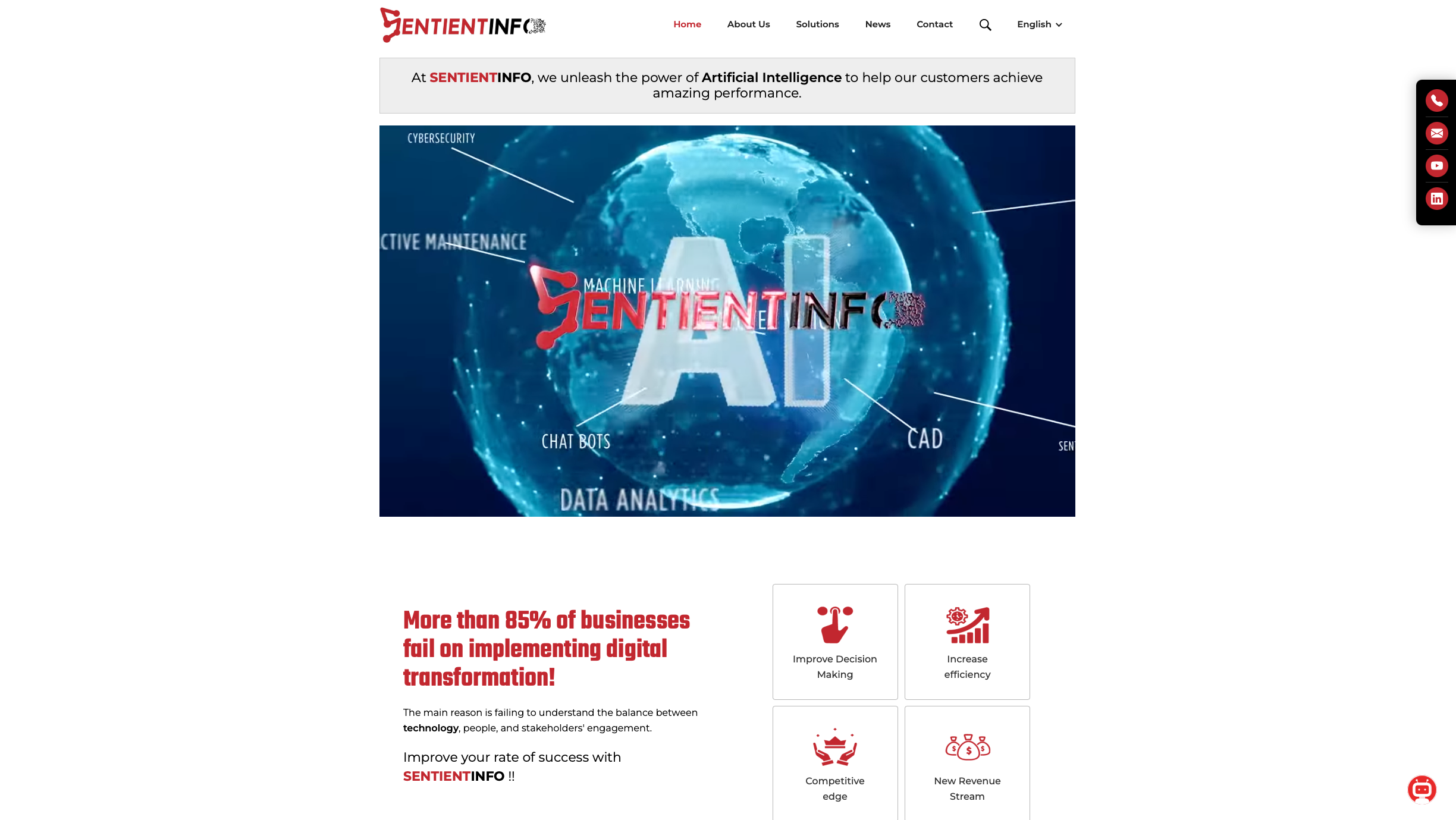 SentientInfo launches its new website! | SentientInfo